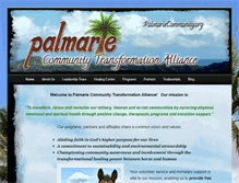 Tablet Screenshot of palmariecommunity.org